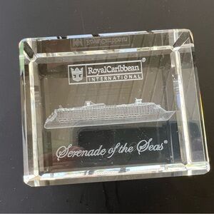 SERENADE of the Seas Royal Caribbean Crystal ship block model